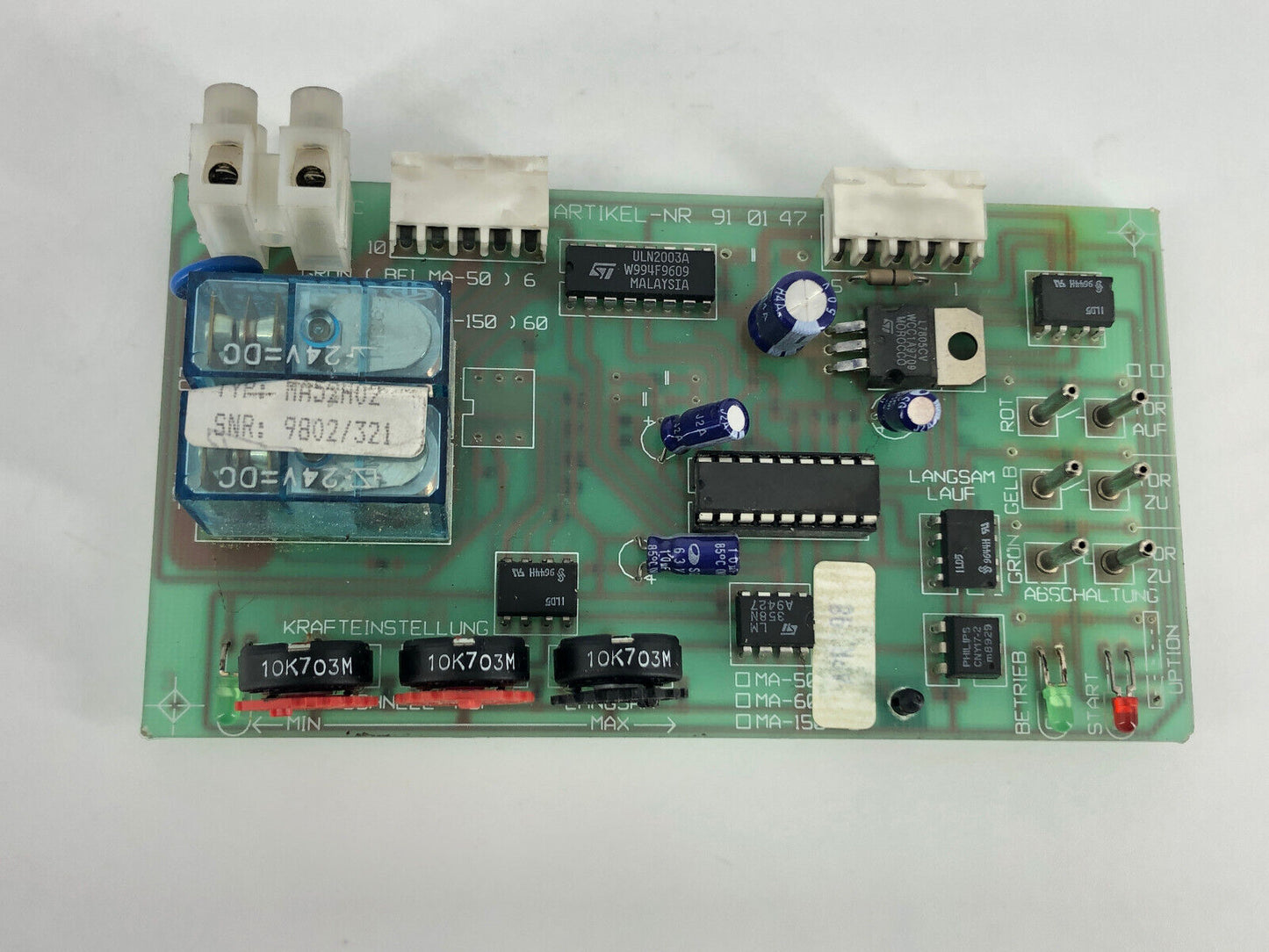 Ansonic MA60 Hauptplatine Platine Steuerung Steuerplatine Bedienung Elektronik