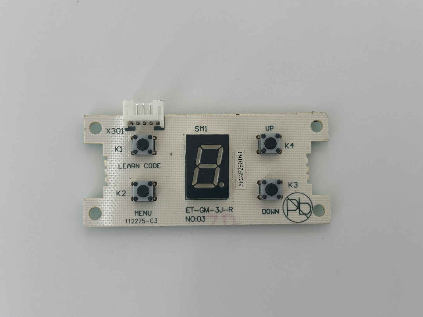 Rademacher Rolloport S2 Display Steuerung Bedienung LED Anzeige