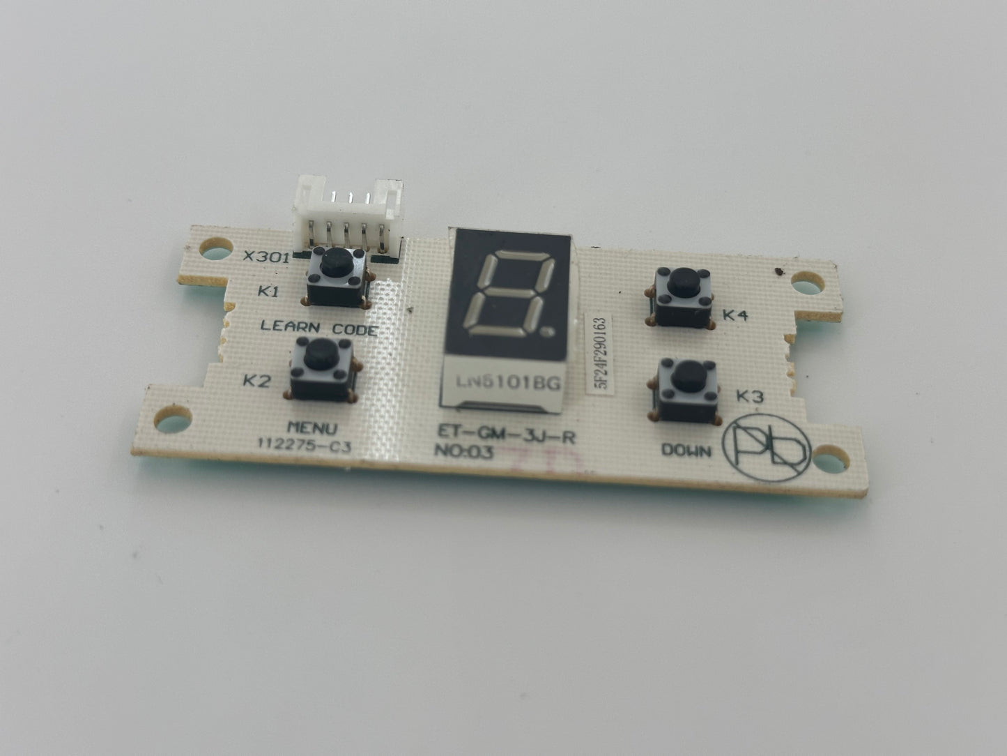 Rademacher Rolloport S2 Display Steuerung Bedienung LED Anzeige