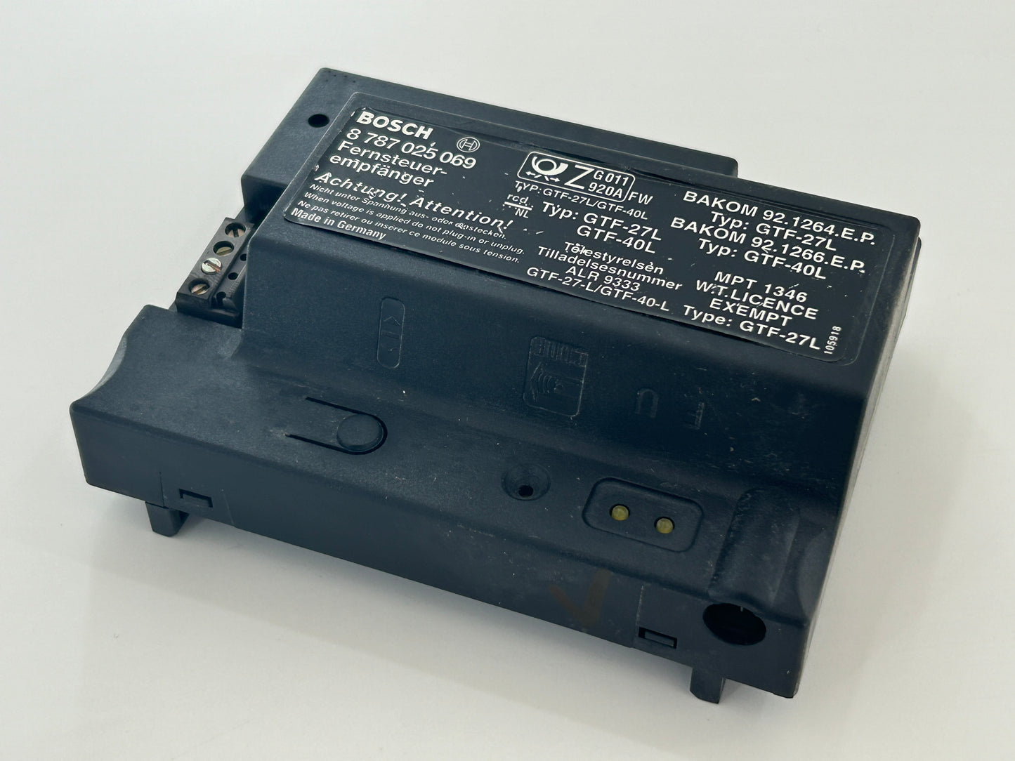 Bosch C-500C remote control receiver control main board operation electronics