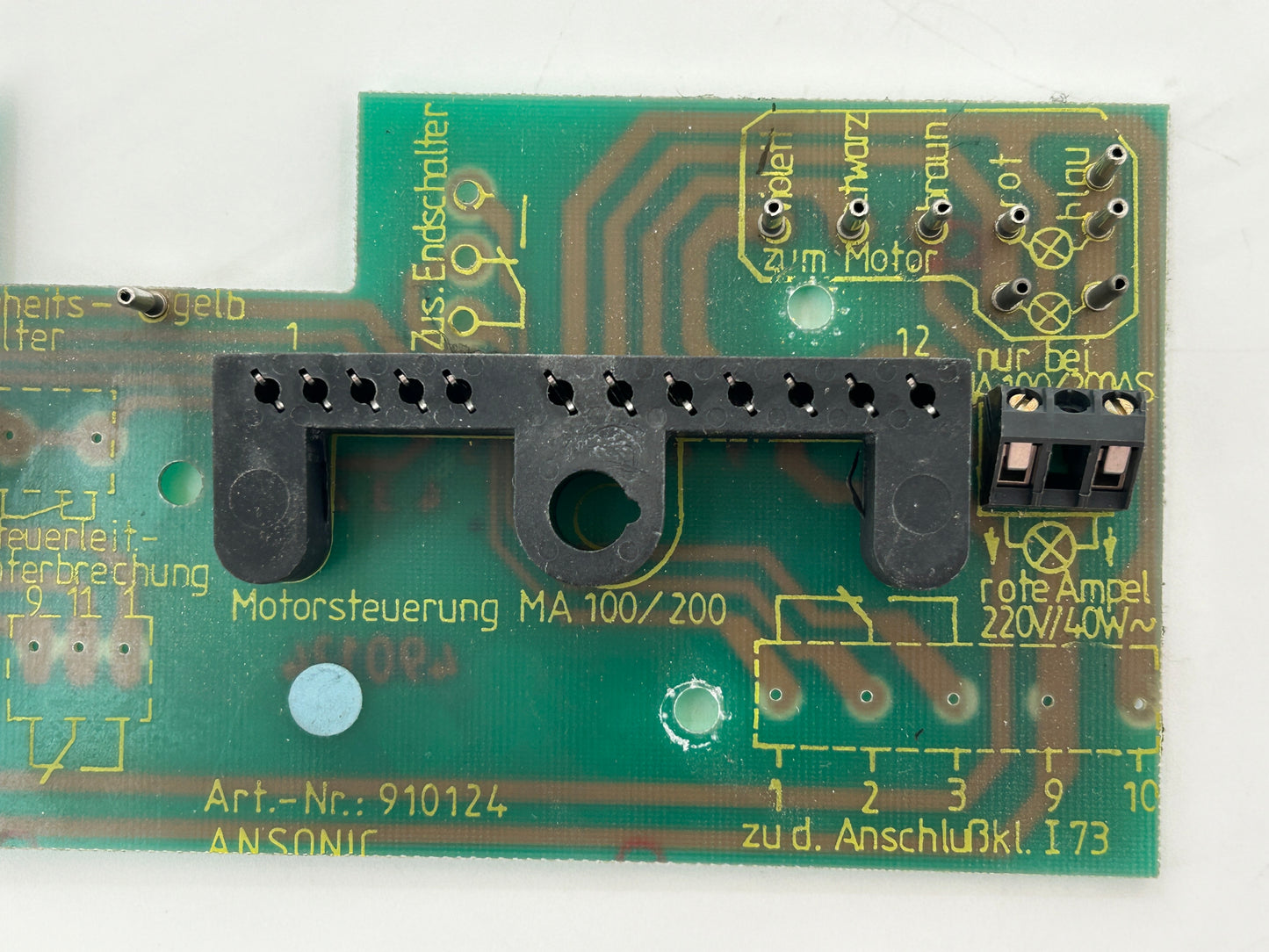 Ansonic MA100 Platine Steuerung Hauptplatine Steuerplatine Steuerkarte Elektroni