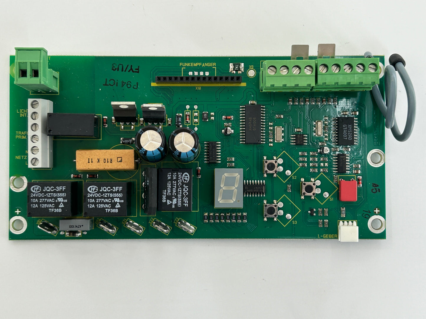 Tormatic GTA702 S board control main board operation electronics
