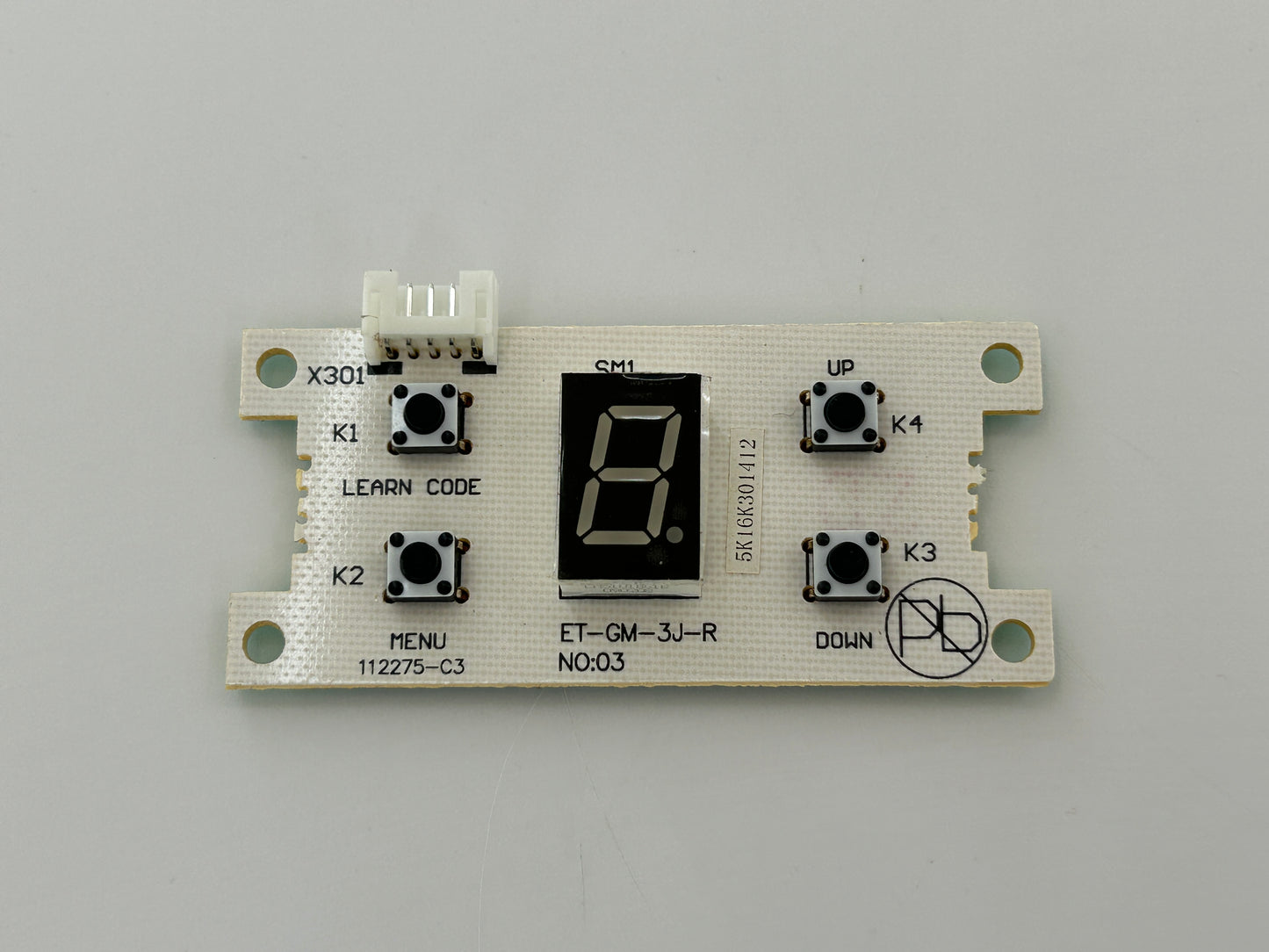 Rademacher Rolloport S1 display control operation LED display operation push button