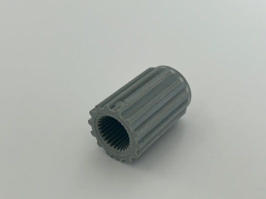 Alulux Detolux 220.2 Verbindungsadapter Motoradapter Verbinder Verbindung Hülse Adapterhülse Kerbverzahnung Vielzahnverbinder Kunststoffverzahnung