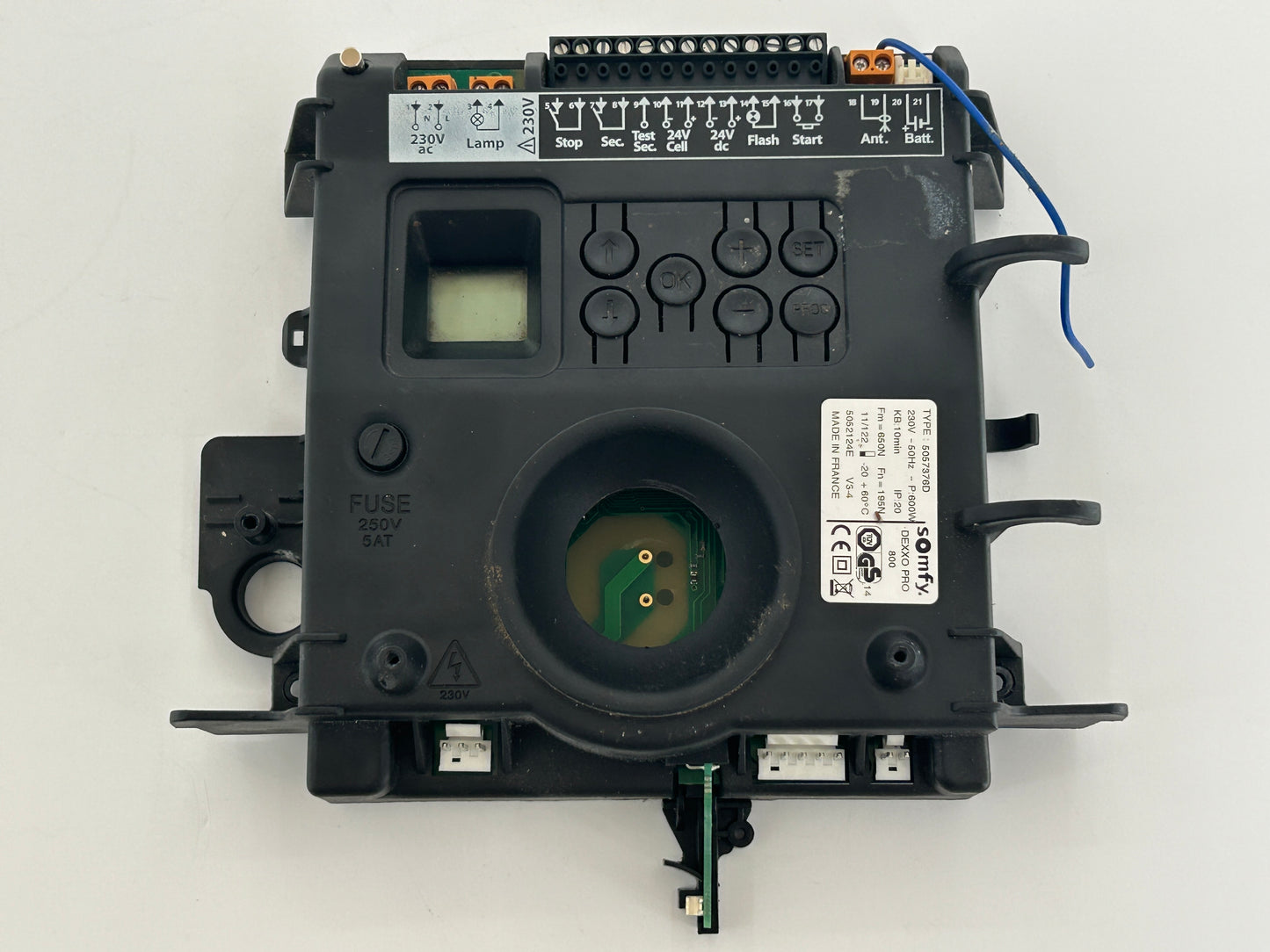 Somfy DEXXO PRO 800 Platine Steuerung Hauptplatine Steuerplatine Bedienung Basisplatine Elektronik Steuerkarte Leistungsplatine Multifunktiosplatine