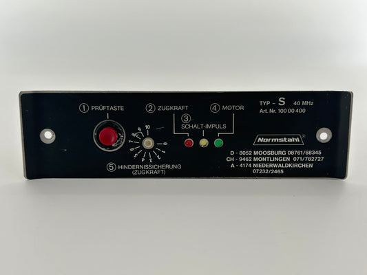 Normstahl Typ S Einschubsteuerung Einschubeinheit Elektroniksteuerung Platine Elektronik Steuerung