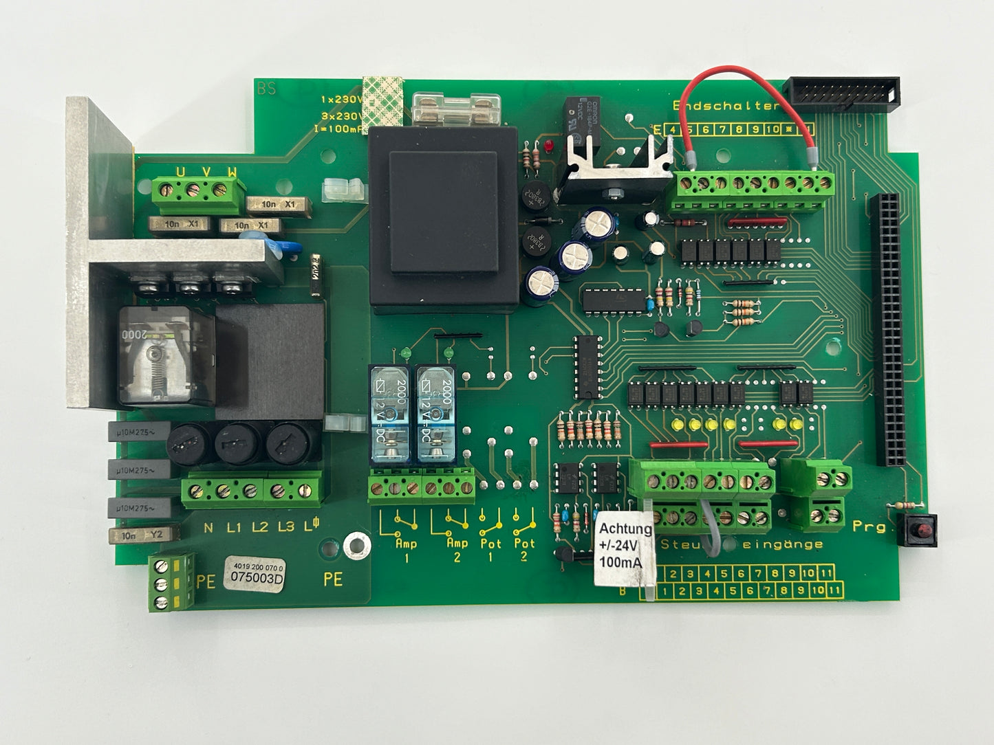 Tormatic GTA 4000 board main board control operation control board base board electronics control board power board multifunction board