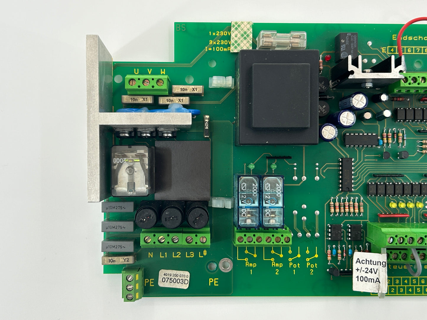 Tormatic GTA 4000 board main board control operation control board base board electronics control board power board multifunction board