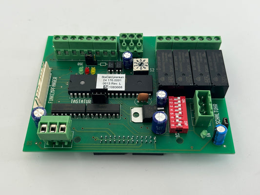 Elero BoxControl RD400 Platine Elektronik Steuerung Hauptplatine Steuerplatine Basisplatine Bedienplatine Elektroniksteuerung Leistungsplatine Multifunktionsplatine