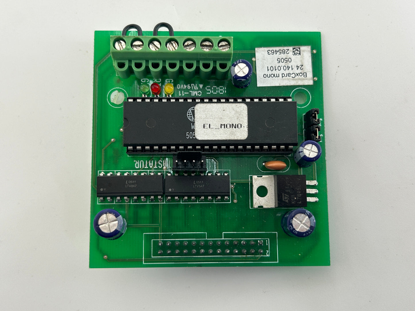 Elero BoxControl RD400 Platine Steuerung Elektronik Hauptplatine Steuerplatine Basisplatine Bedienplatine Elektroniksteuerung Leistungsplatine Multifunktionsplatine