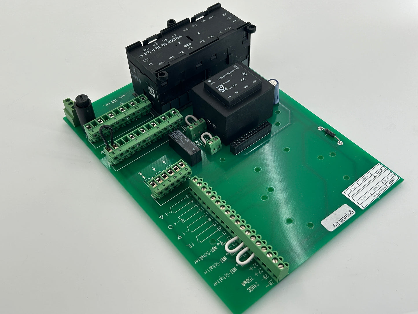 Elero BoxControl RD400 Platine Elektronik Hauptplatine Steuerung Steuerplatine Basisplatine Bedienplatine Elektroniksteuerung Leistungsplatine Multifunktionsplatine