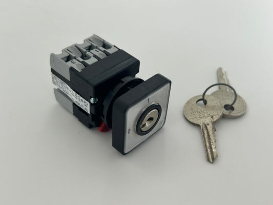 Elero BoxControl RD400 Schlüsselschalter Schalter Hauptschalter Knopf Hebelschalter Umschalter AN AUS Taster Notaus Drucktaster Taster Kippschalter Wippschalter