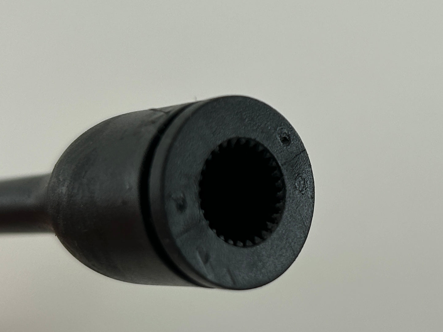 Einhell TAF472 Adapter Vielzahnverbinder Adapterhülse Verbindungsadapter Motoradapter Verbinder Hülse Verbindung Kerbverzahnung Kunststoffverzahnung