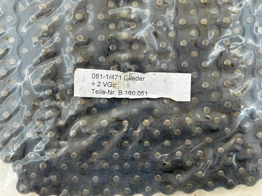 Endress Optimo 50 Kette Steuerkette Mittnehmerkette Transportkette Antriebskette Förderkette Zahnkette Zugkette
