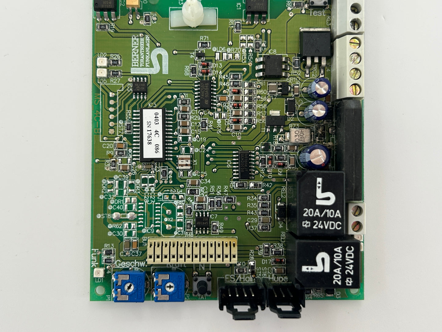 Berner MS70 Platine Elektronik Steuerung Hauptplatine Steuerplatine Basisplatine Elektroniksteuerung Leistungsplatine Multifunktionsplatine