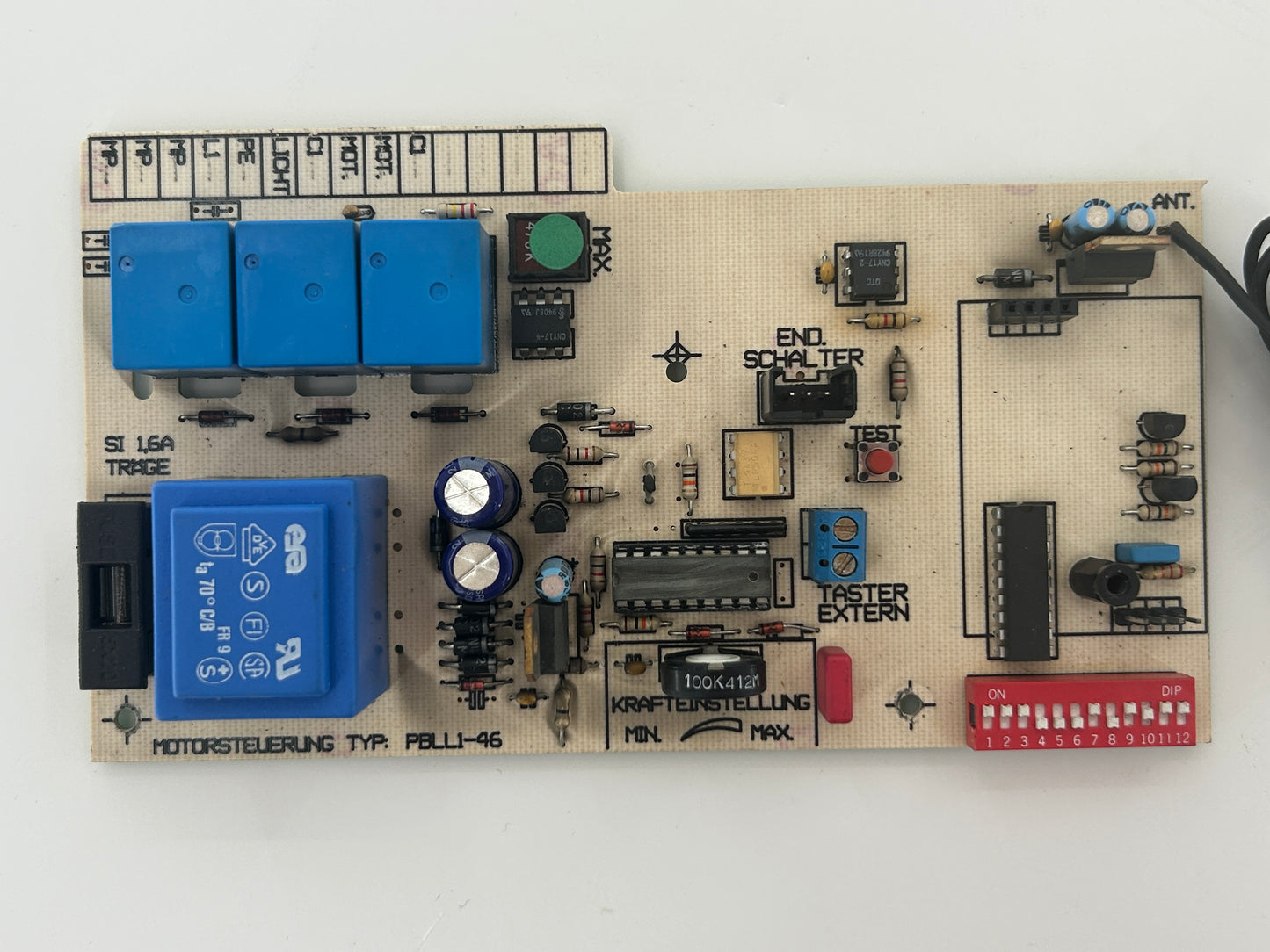 Wecla 2500 Motorsteuerung Platine Elektronik Steuerung Hauptplatine Steuerplatine Basisplatine Bedienplatine Elektroniksteuerung Leistungsplatine Multifunktionsplatine