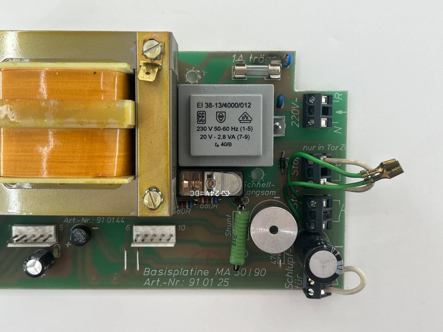Ansonic MA 50 90 power supply transformer power supply electronics board control main board