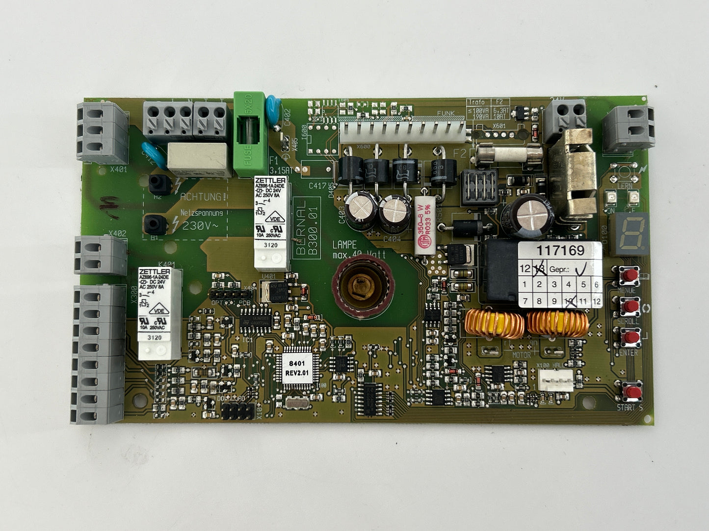 Bernal G 401-80 board electronics control main board control board operating board control electronics base board