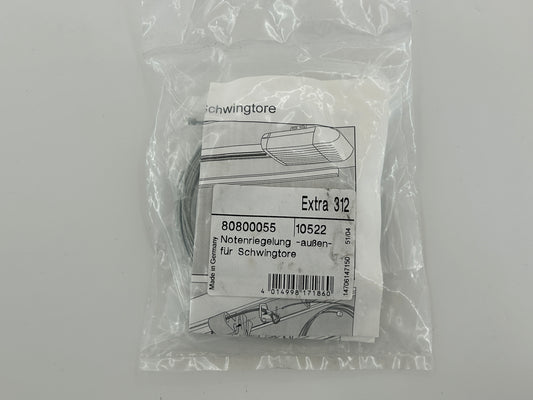 Siebau GTS 24 Notentriegelung Seil Notseilzug Stahlseil Zugseil Notentriegelungsseil Motorentriegelung Entriegelungsseil