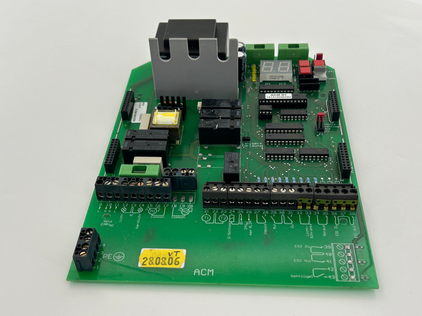 Sommer DTA300 Platine Motorsteuerung Elektronik Steuerung Hauptplatine Steuerplatine Basisplatine Bedienplatine Elektroniksteuerung Leistungsplatine Multifunktionsplatine