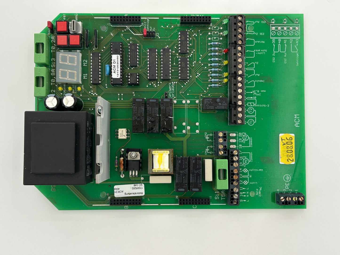 Sommer DTA300 Platine Motorsteuerung Elektronik Steuerung Hauptplatine Steuerplatine Basisplatine Bedienplatine Elektroniksteuerung Leistungsplatine Multifunktionsplatine