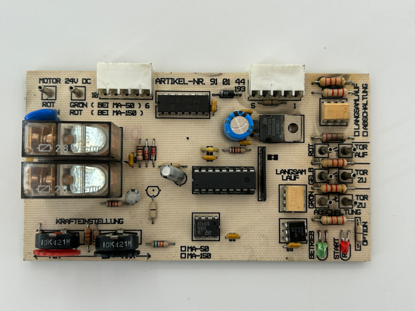 Tormatic MA150 main board board control control board base board.