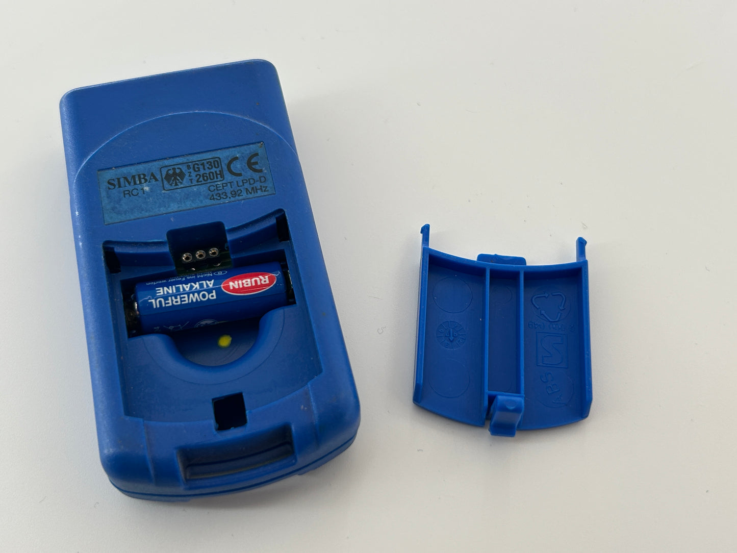 SIMBA handheld transmitter remote control push button radio button radio remote control switch transmitter