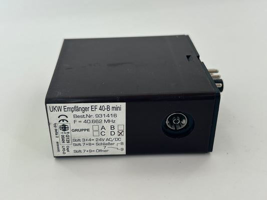 RUKU Rukumat Typ 010/011 Empfänger Funk Empfangsteil Funkempfänger Receiver Fernsteuerung Antenne Fernsteuerempfänger