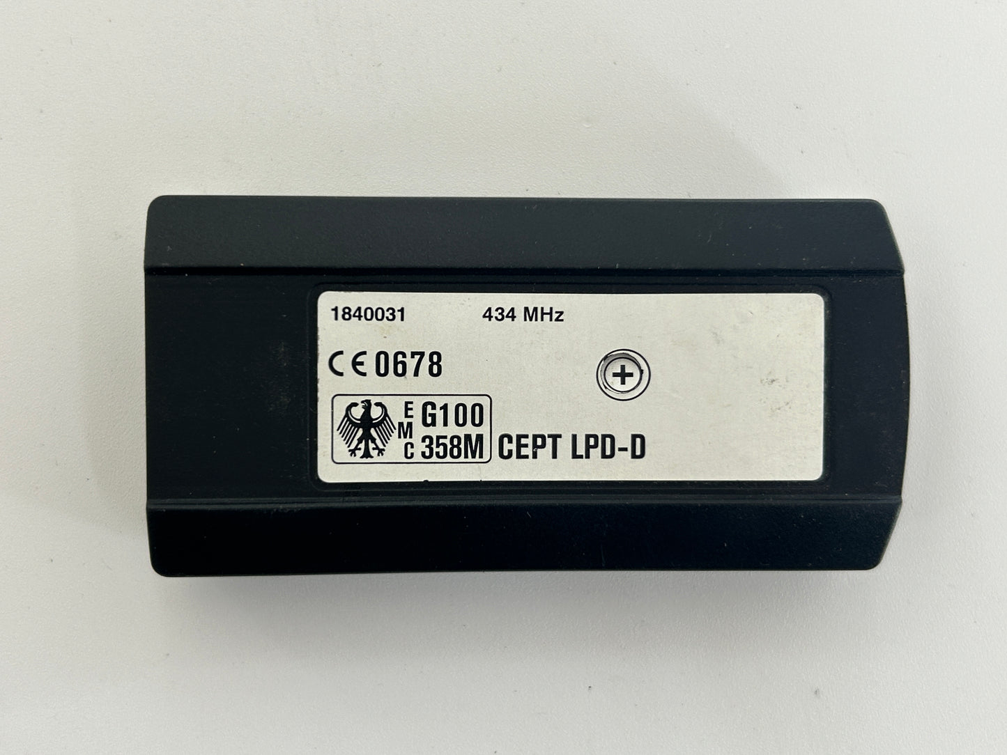 Somfy 434,42 MHz Handsender Drücker Fernbedienung Funktaster Funk Fernsteuerung Schalter Toröffner Transmitter Handöffner Funkhandsender