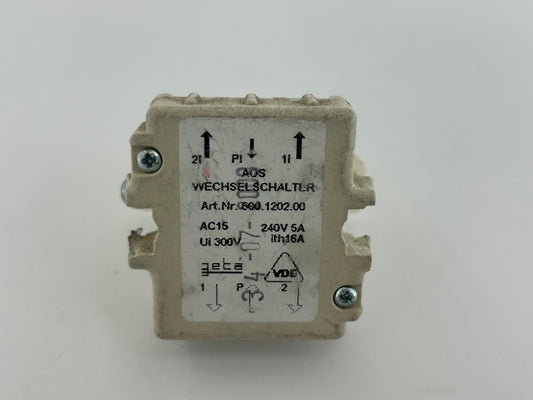 Hörmann 460R Steuerung Wechselschalter Hauptschalter Knopf Hebelschalter Umschalter AN AUS Taster Notaus Drucktaster Taster