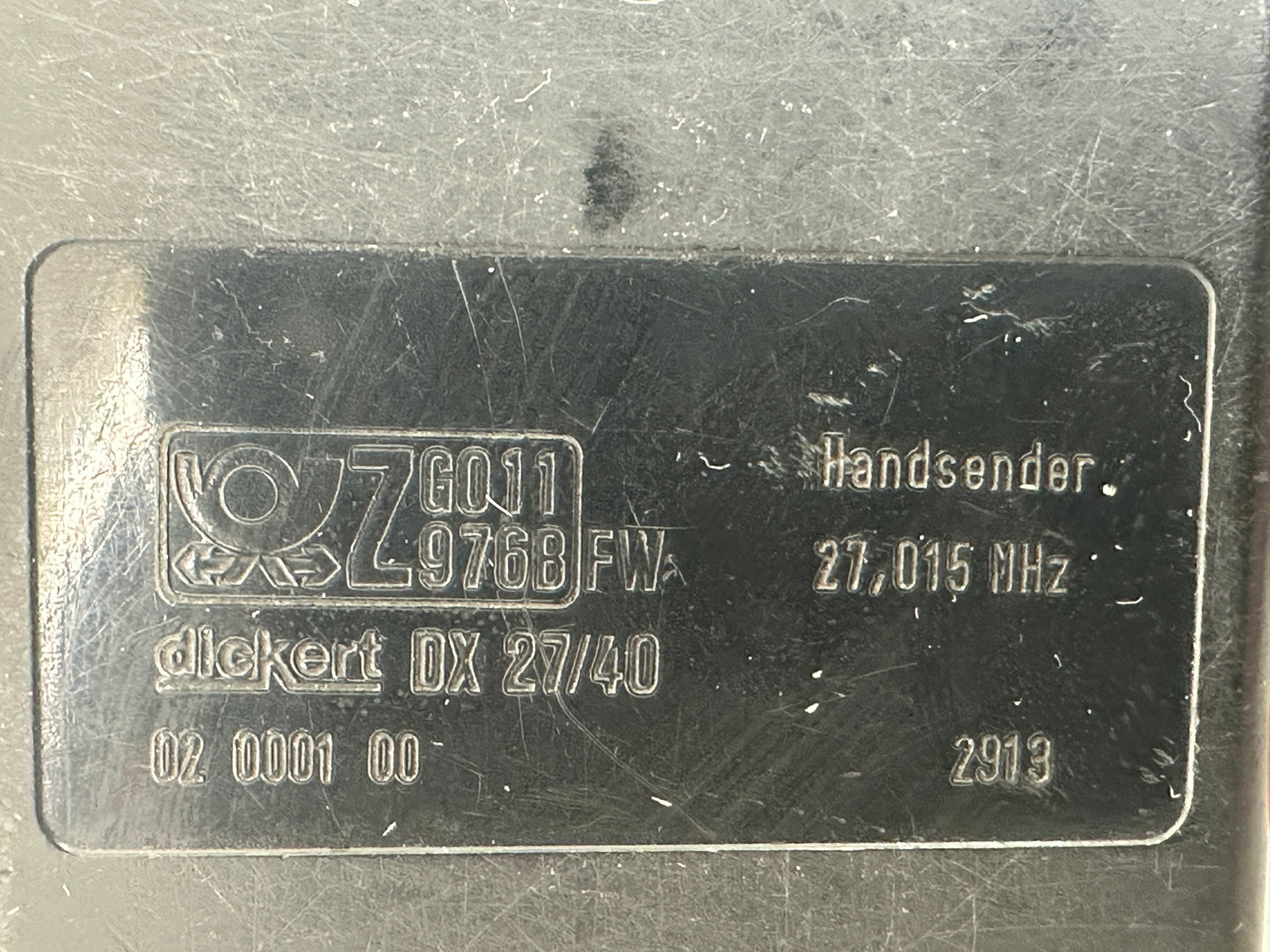 Bernal 27 MHz Handsender Drücker Fernbedienung Funktaster Funk Fernsteuerung