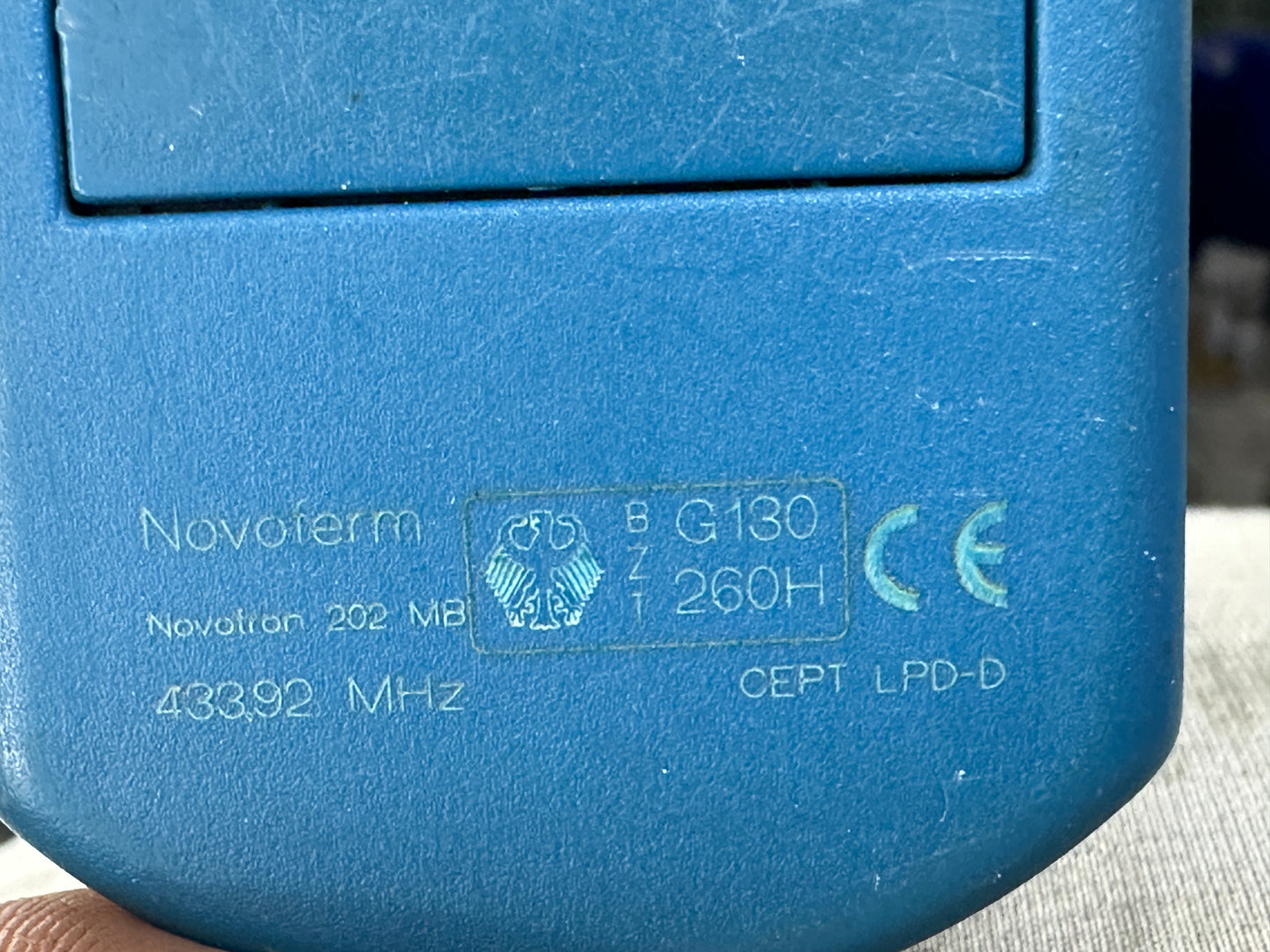 Novoferm Drücker Funktaster Funk 433Mhz Fernbedienung Fernsteuerung