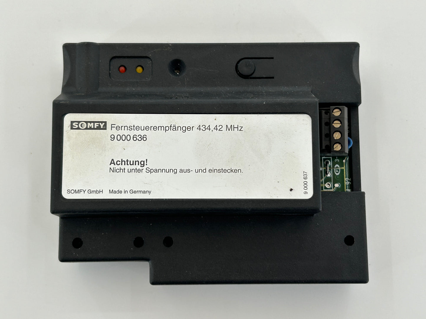 Somfy Keasy L control unit, slide-in control unit, control electronics, operation
