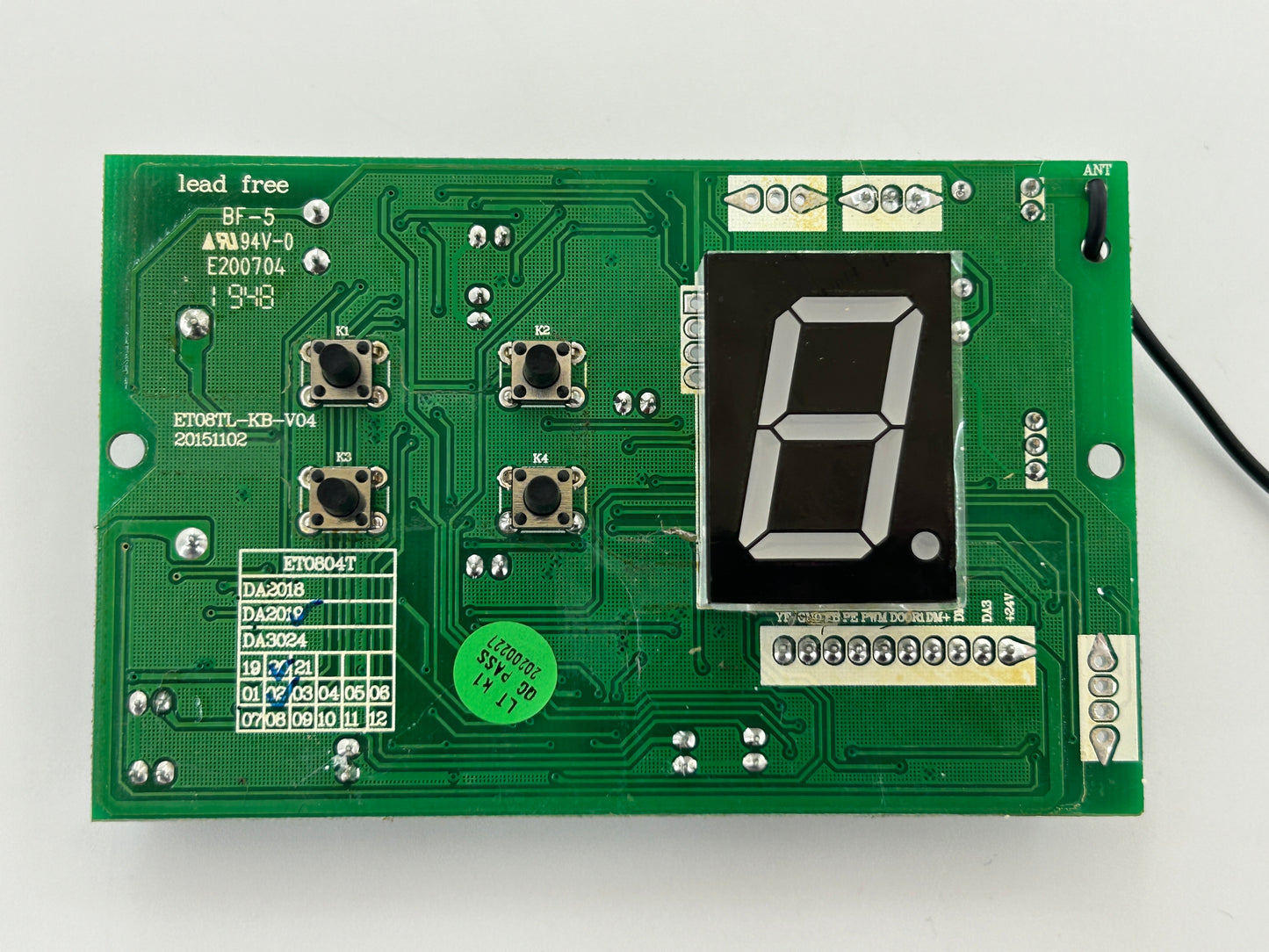 Schellenberg Smart Drive 10 board control main board operation display