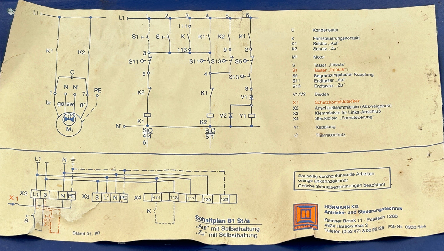 Hörmann Platine Steuerung Hauptplatine Steuerplatine Elektronik Basisplatine Elektroniksteuerung Leistungsplatine Multifunktionsplatine
