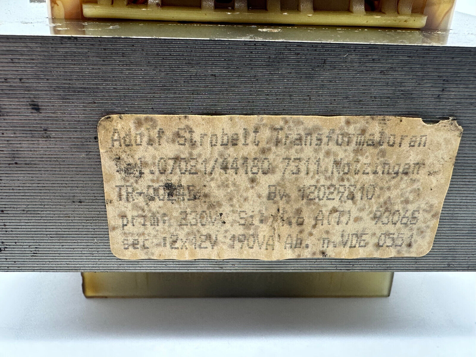 Bernal BA2000  Netzteil Trafo Stromversorgung Power Elektronik Transformator