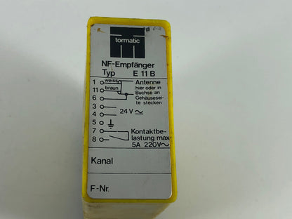 Tormatic 3000G Empfänger Antenne Empfangsteil Funkempfänger Receiver Funk Ferns.
