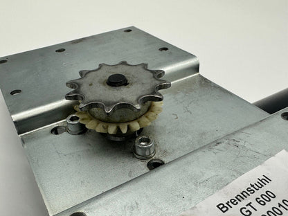 Brennstuhl GT 600  Motor Antriebsmotor Getriebemotor Ersatzmotor Zahnrad Schneck