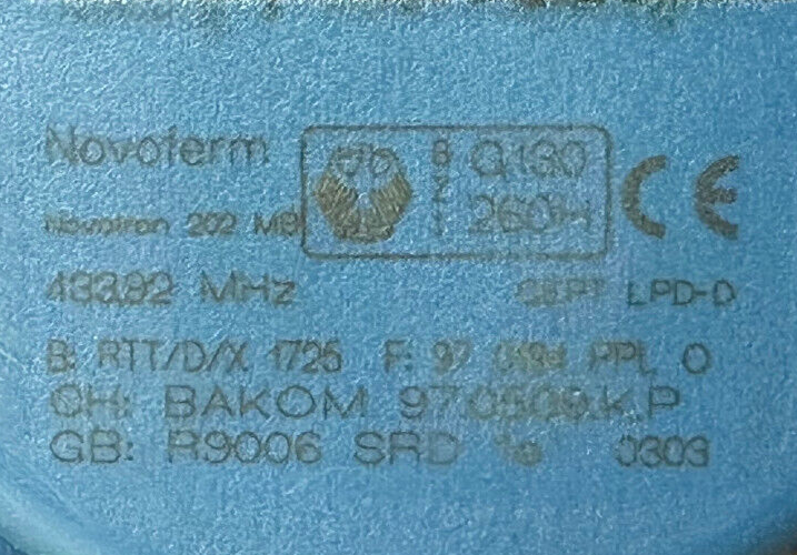 Novoferm Drücker Fernbedienung Funktaster Funk Fernsteuerung 433Mhz
