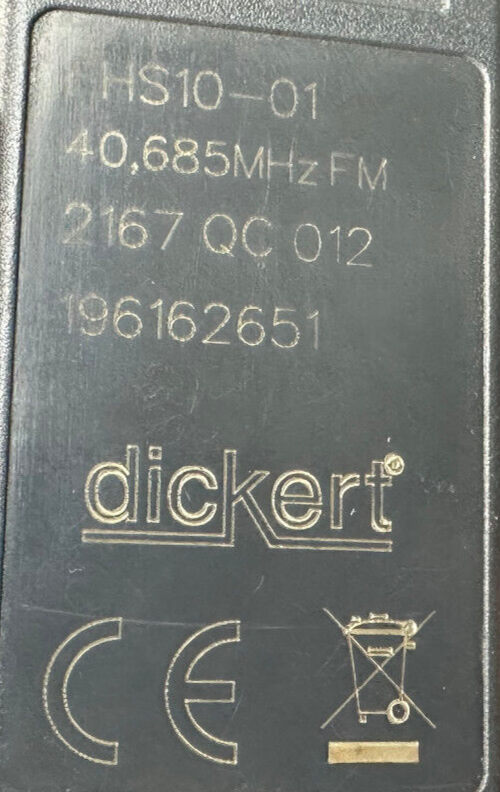 Normstahl Handsender Drücker Fernbedienung Funktaster Fernsteuerung 40 MHz