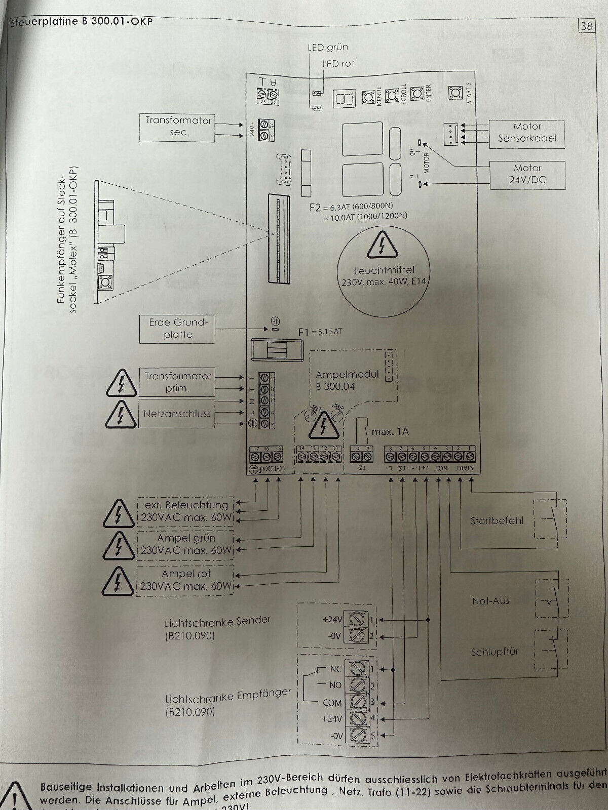 Bernal G 401-80 Platine Steuerung Hauptplatine Steuerplatine Elektronik Steuerka
