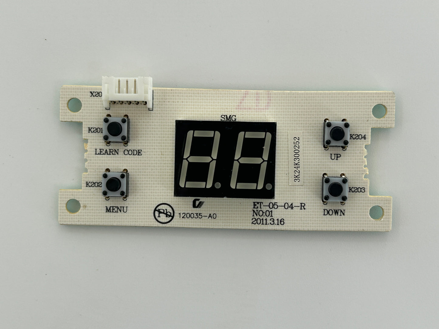 Rademacher SX5 Display Steuerung Bedienung LED Anzeige