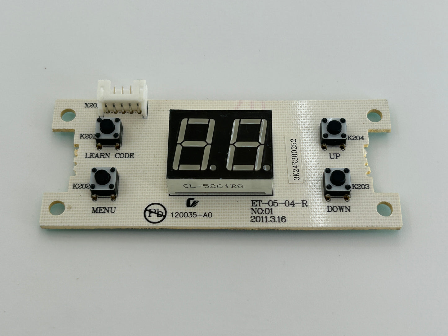 Rademacher SX5 Display Steuerung Bedienung LED Anzeige
