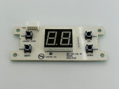 Rademacher SX5 Display Steuerung Bedienung LED Anzeige