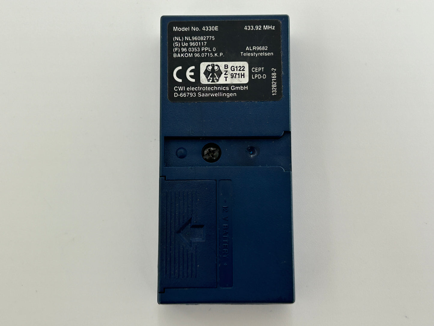 Chamberlain Handsender Funk Fernsteuerung Drücker Fernbedienung Funktaster 433