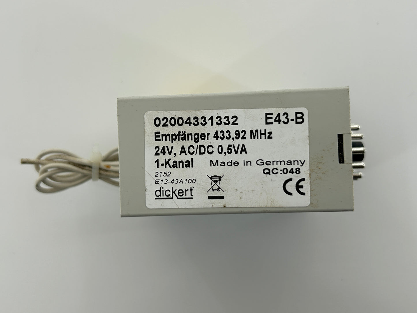 Tormatic 3000G Antenne Empfangsteil Empfänger Funkempfänger Receiver Funk Fernsteuerung Fernsteuerempfänger