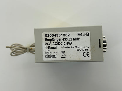 Tormatic 3000G Antenne Empfangsteil Empfänger Funkempfänger Receiver Funk Fernsteuerung Fernsteuerempfänger