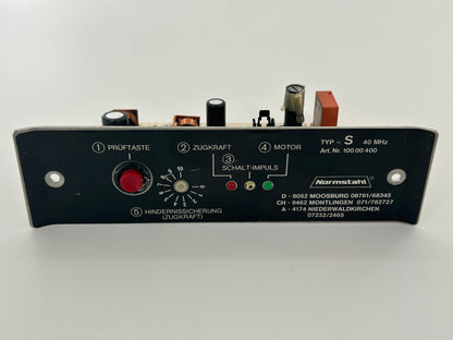 Normstahl Typ S Einschubsteuerung Einschubeinheit Elektroniksteuerung Platine Elektronik Steuerung