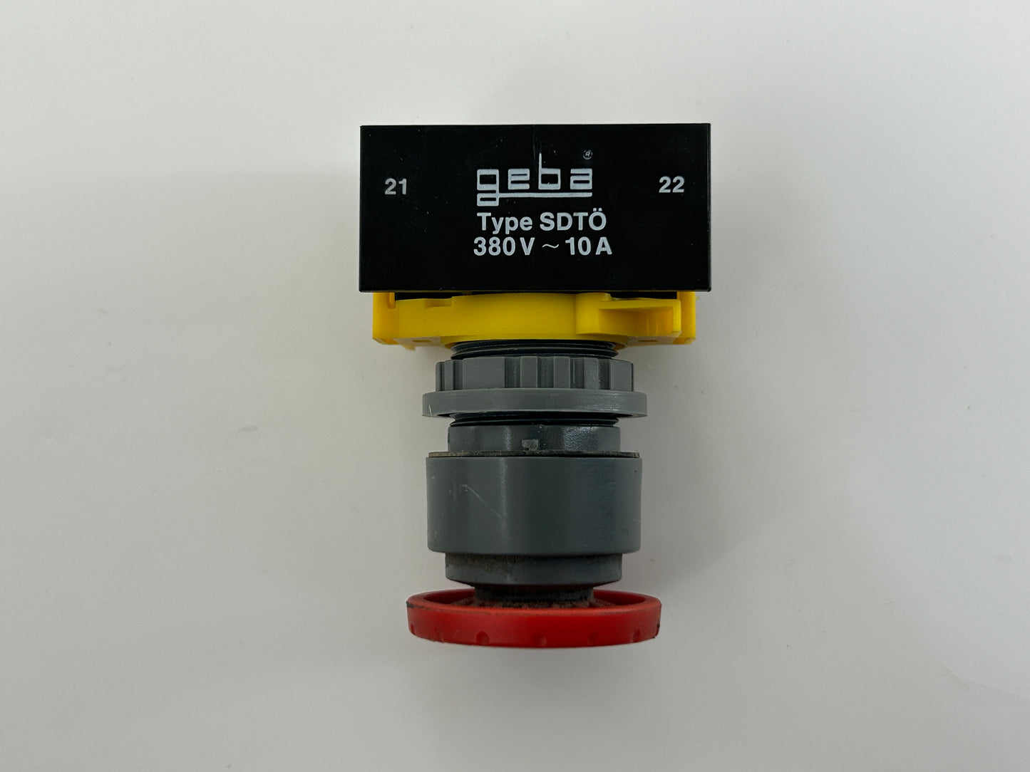 Geba Tronic DC3-G1 Not Aus Schalter Knopf Drücker