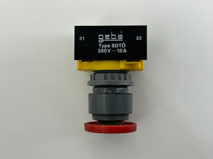 Geba Tronic DC3-G1 Not Aus Schalter Knopf Drücker